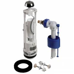 Mécanisme de chasse poussoir double débit kit 357 rénovation