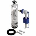 Mécanisme de chasse poussoir double débit kit 357 rénovation