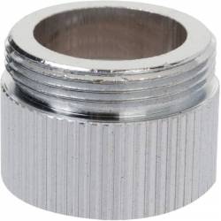 raccord chromé MF Mâle 22/100 x femelle 1/2" 15x21