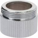raccord chromé MF Mâle 22/100 x femelle 1/2" 15x21