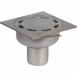 siphon de sol en inox 100 x 100 de marque ACO