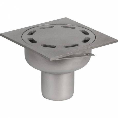 siphon de sol en inox 100 x 100 de marque ACO