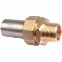 Raccord gaz 3 pièces mâle