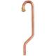 Crosse de sortie de compteur écrou 6/20 pour tube de cuivre Ø 22