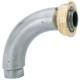 Piquage gaz coudé 90° écrou 6x20 tube acier Ø27