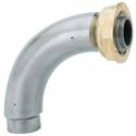 Piquage gaz coudé 90° écrou 6x20 tube acier Ø27