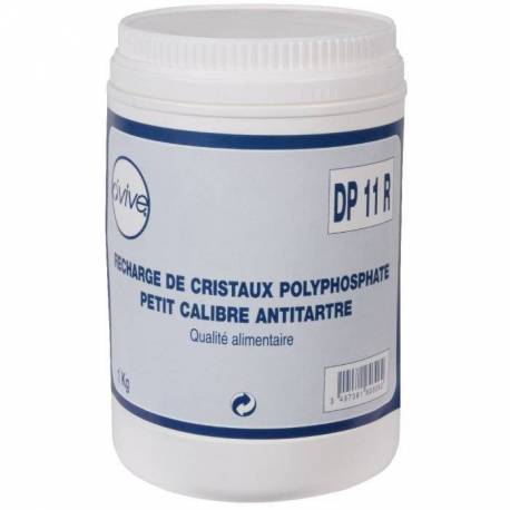 Recharge de cristaux polyphosphate 1kg