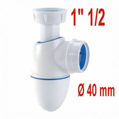 Engelbach® Siphon lavabo compact – Siphon 1 1/4 x 32 mm – Siphon évier  économie de place – Fabriqué en Allemagne : : Bricolage