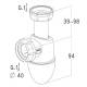 siphon d'évier modèle easyphon 1''1/2 marque NICOLL 0224286