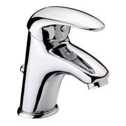 Mitigeur lavabo avec bec fondu fixe et manette pleine