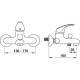 Mitigeur bain douche sortie mâle 1/2" entraxe 150mm
