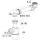 Siphon déporté  pour lavabo Easyphon de marque Nicoll