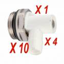 robinet de purge de radiateur orientable carré de 5 mm Male 1/2"