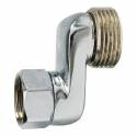 2 raccords sanitaire excentré de 26 mm mâle femelle écrou tournant