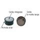 aérateur mousseur grille métal mitigeur bain-douche M 28x100