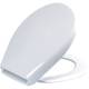 Abattant de WC thermosouple et déclipsable Luna 200 blanc