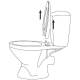 Abattant de WC thermosouple et déclipsable Luna 200 blanc