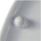 Abattant de WC thermodur avec charnières inox Terra 300 blanc