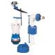 Mécanisme de chasse kit rénovation Clip'easy simple poussoir