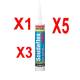 MASTIC PU SOUDAFLEX 45FC GRIS