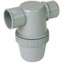 Siphon de parcours horizontale PVC NICOLL Male Femelle