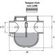 Siphon disconnecteur PVC NICOLL Femelle Femelle 100 Ø