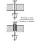 2 compensateur de fixation lunette de WC