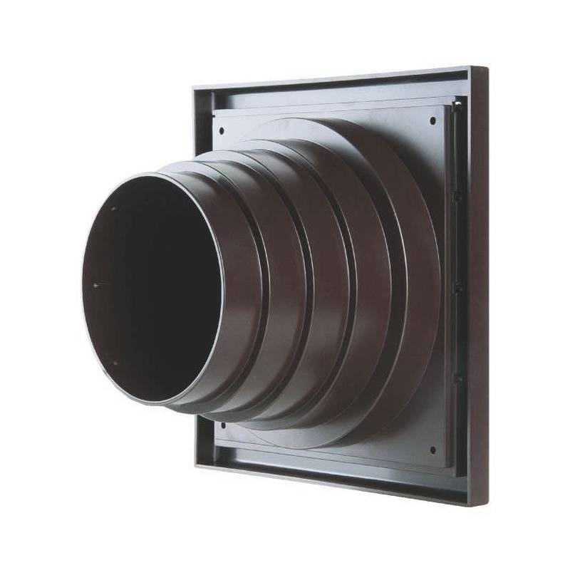 Renson D321NT Grille de Ventilation - Déflecteur PVC Extérieur 30