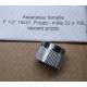 raccord chrome MF Mâle 22/100 x femelle 1/2" 15x21