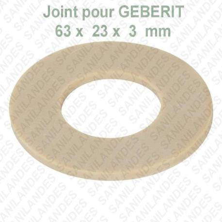 joint ancien mécanisme GEBERIT 63 x 23 x 3 mm